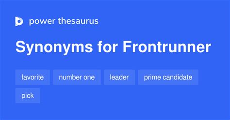 front runner urban dictionary|frontrunner synonym.